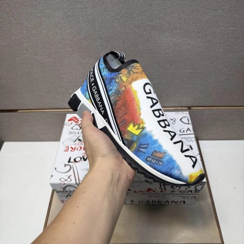 Dolce & Gabbana D&G Sorrento Slip-On Sneakers Multicolor