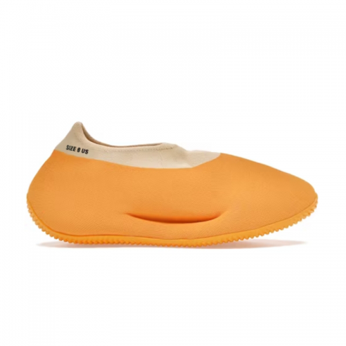 Yeezy Knitted Runner Slip-On Sneakers Orange and Beige