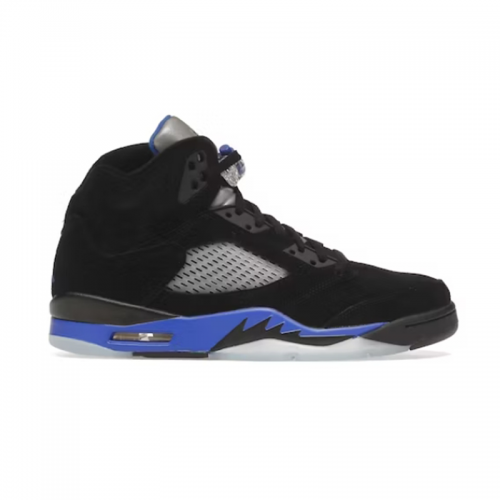 Jordan Air Jordan 5 Retro Racer Blue High Top Sneakers Black and Blue