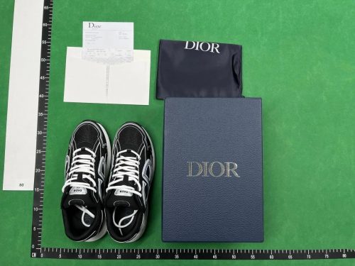 Dior B30 chunky mesh sneakers Black and White