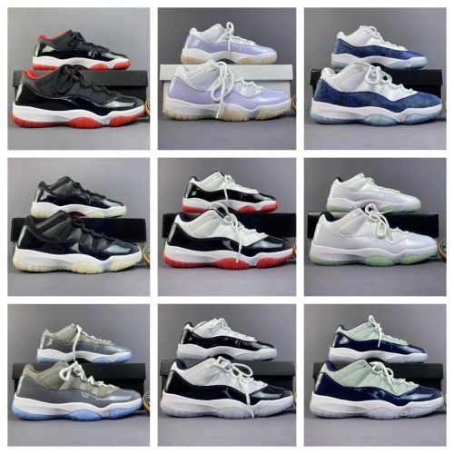Jordan 11 Low Retro Basketball Sneakers Multicolor