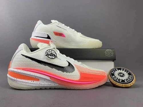 Nike G.T. Cut 3 Basketball Shoes White and Orange