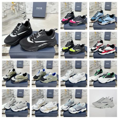 Dior B30 Chunky Mesh Sneakers Black