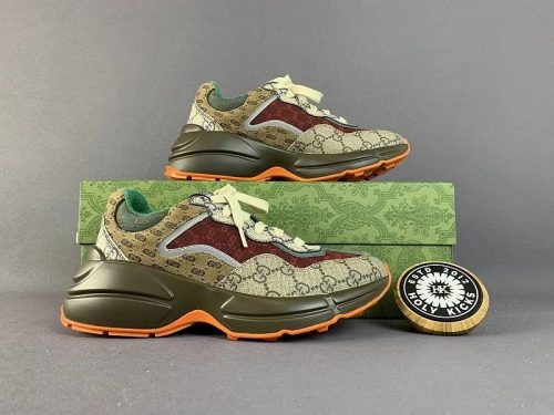 Gucci Rhyton chunky Sneakers GG Supreme Canvas Multicolor
