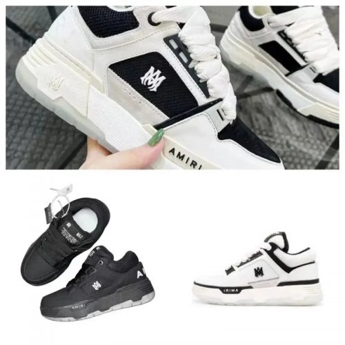 Amiri MA-2 Chunky Sneakers Black and White