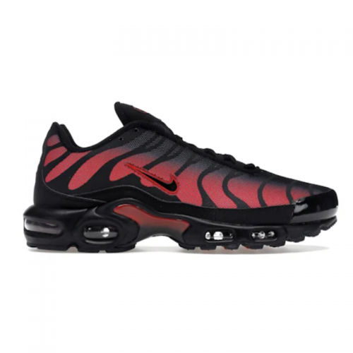 Nike Air Max Plus Tuned Air Sneakers Black and Red