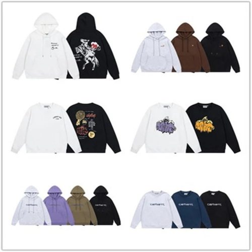 Carhartt Graphic Print Streetwear Hoodie and Sweatshirt Collection Multicolor