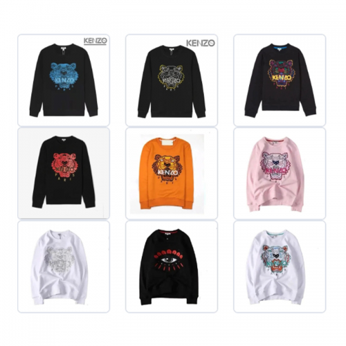 Kenzo Tiger Graphic Crewneck Sweatshirt Multicolor