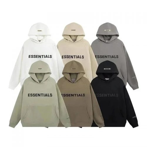 Fear of God Essentials Essentials Pullover Hoodie Oversized Streetwear Sweatshirt Multicolor