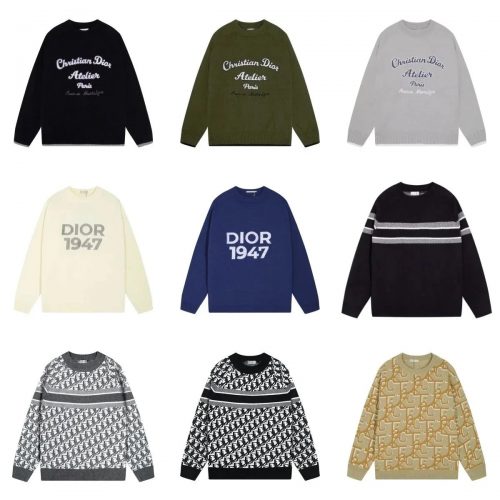 Dior Oblique and Atelier Knit Sweater Collection Multicolor