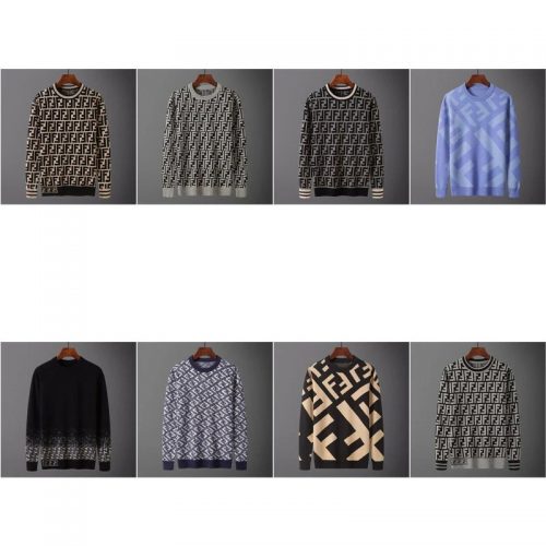 Fendi FF Monogram Knit Sweater Multicolor