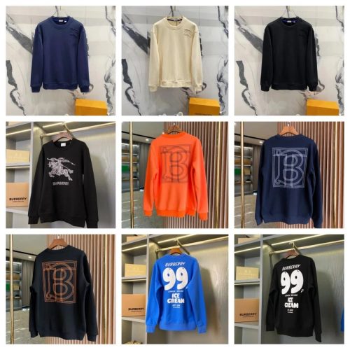 Burberry Graphic Print Cotton Sweatshirt Multicolor