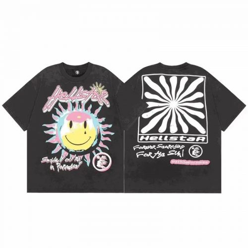 Hellstar Smile You're In Paradise Graphic Tee Black