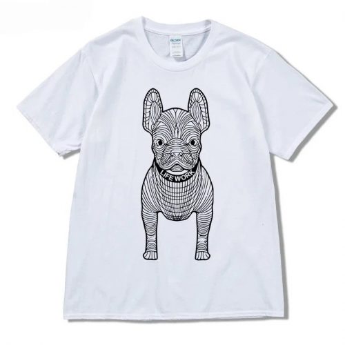 Lifework French Bulldog Graphic T-Shirt White