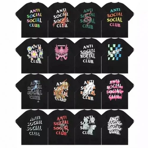 Anti Social Social Club ASSC Graphic Print Streetwear T-Shirt Black