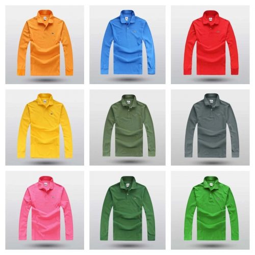 Lacoste Long Sleeve Classic Cotton Polo Shirt Multicolor