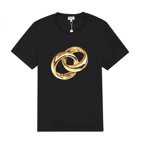 Kenzo Interlocking Rings Graphic Tee Black