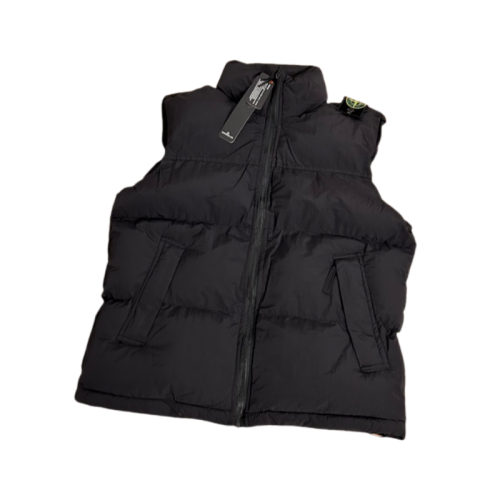 Stone Island Puffer Quilted Vest Black