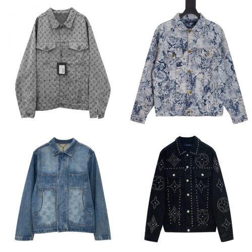 Louis Vuitton LV Monogram Denim Jacket Collection Luxury Denim Jackets Multicolor