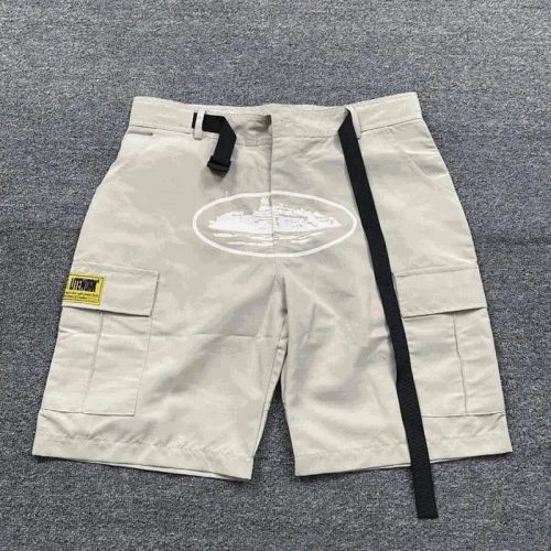 Corteiz Cargo Shorts Casual Streetwear Beige