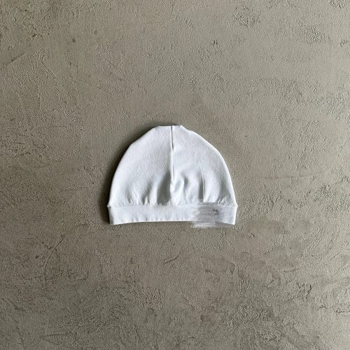 Design Cotton Beanie Minimalist Hat White