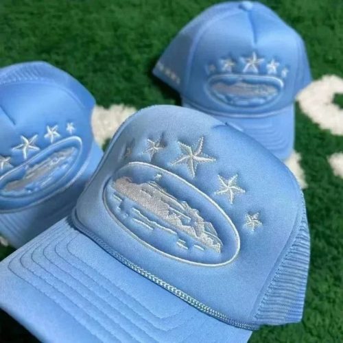 Corteiz Starfish Cap Casual Baseball Cap Light Blue