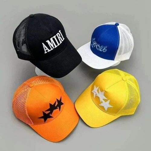 Amiri Trucker Hat Mesh Baseball Cap Multicolor