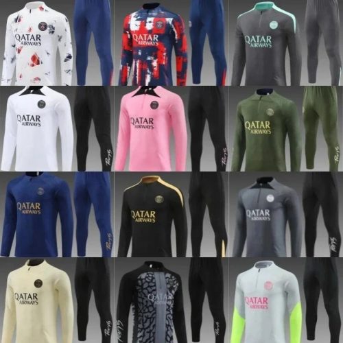 Nike Paris Saint-Germain Training Tracksuit Sporty Matching Set Multicolor