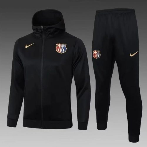 Nike FC Barcelona Strike Athletic Tracksuit Set Black