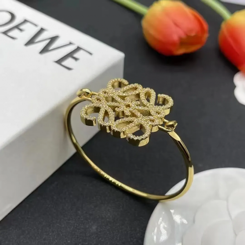 Loewe Anagram Bracelet Gold Plated Accessory Gold