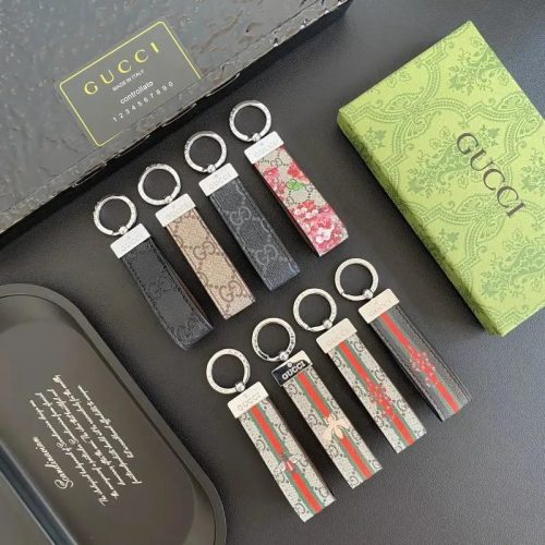 Gucci GG Supreme Keychain Designer Accessory Multicolor