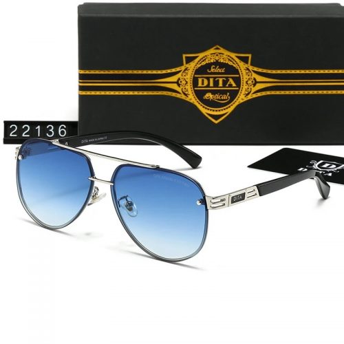 Dita Grand Evo Two Aviator Sunglasses Blue