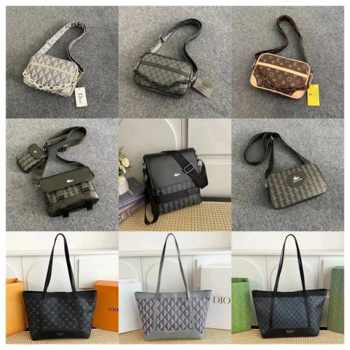 Dior Oblique Jacquard Shoulder Bag Gray