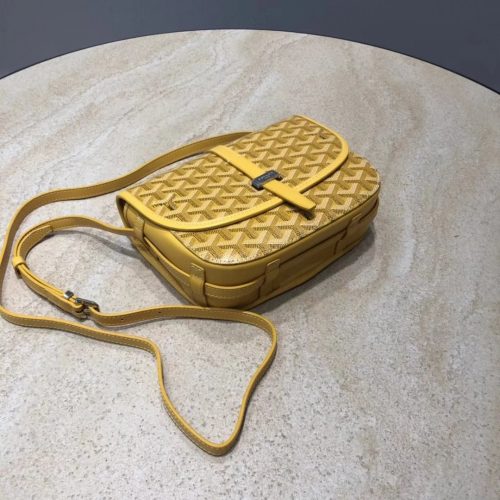 Goyard Belvedere PM classic crossbody bag Yellow