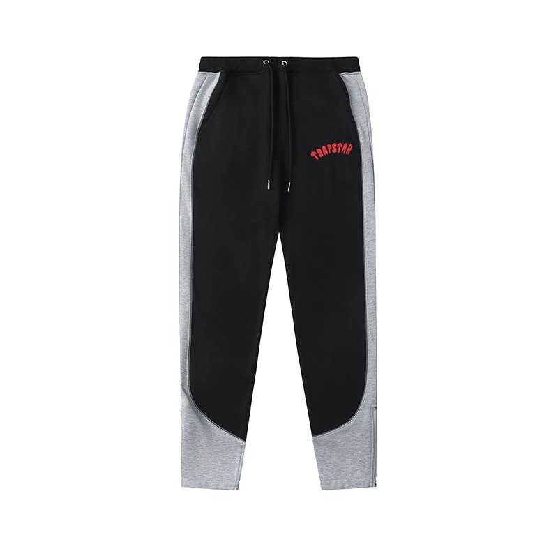 37红色绣花卫裤