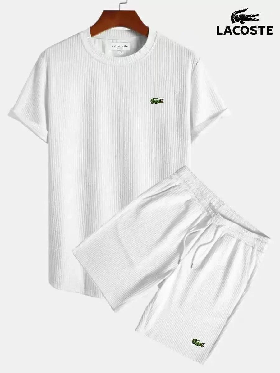 Lacoste-圆领-白