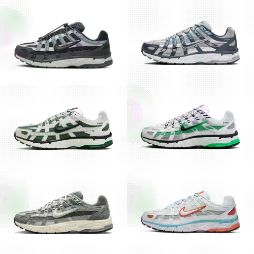 Nike P-6000 Chunky Sneakers Multicolor