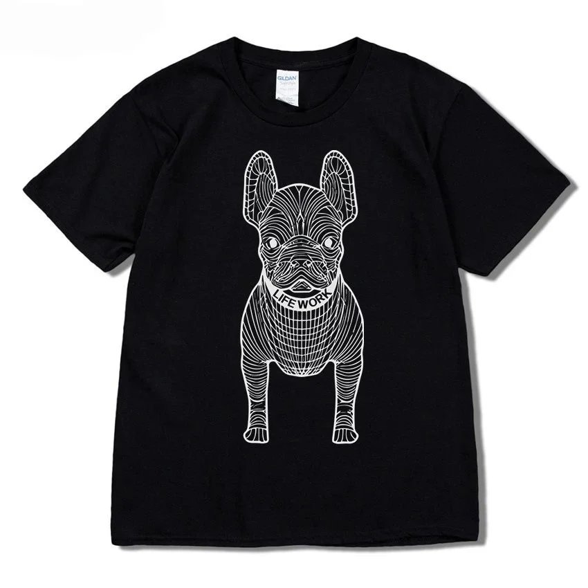 Black with white text