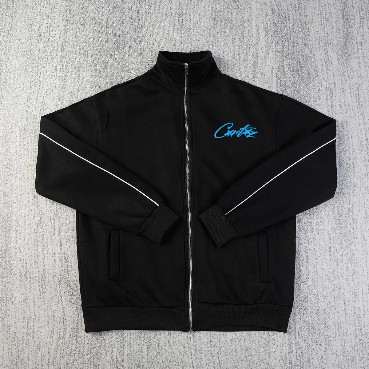 蓝色印花外套 蓝色印花外套