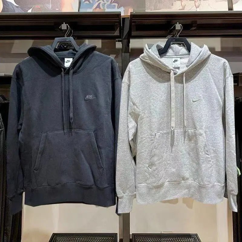刺绣灰色灰连帽衫 刺绣灰色灰连帽衫