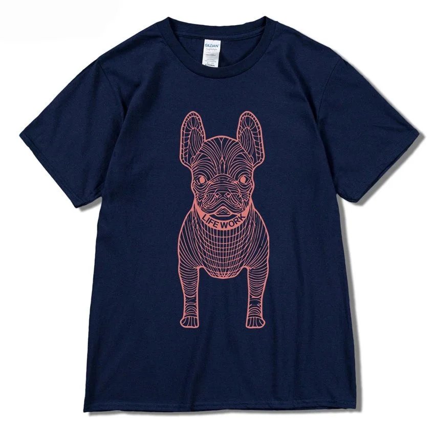 Navy blue with red lettering Navy blue with red lettering