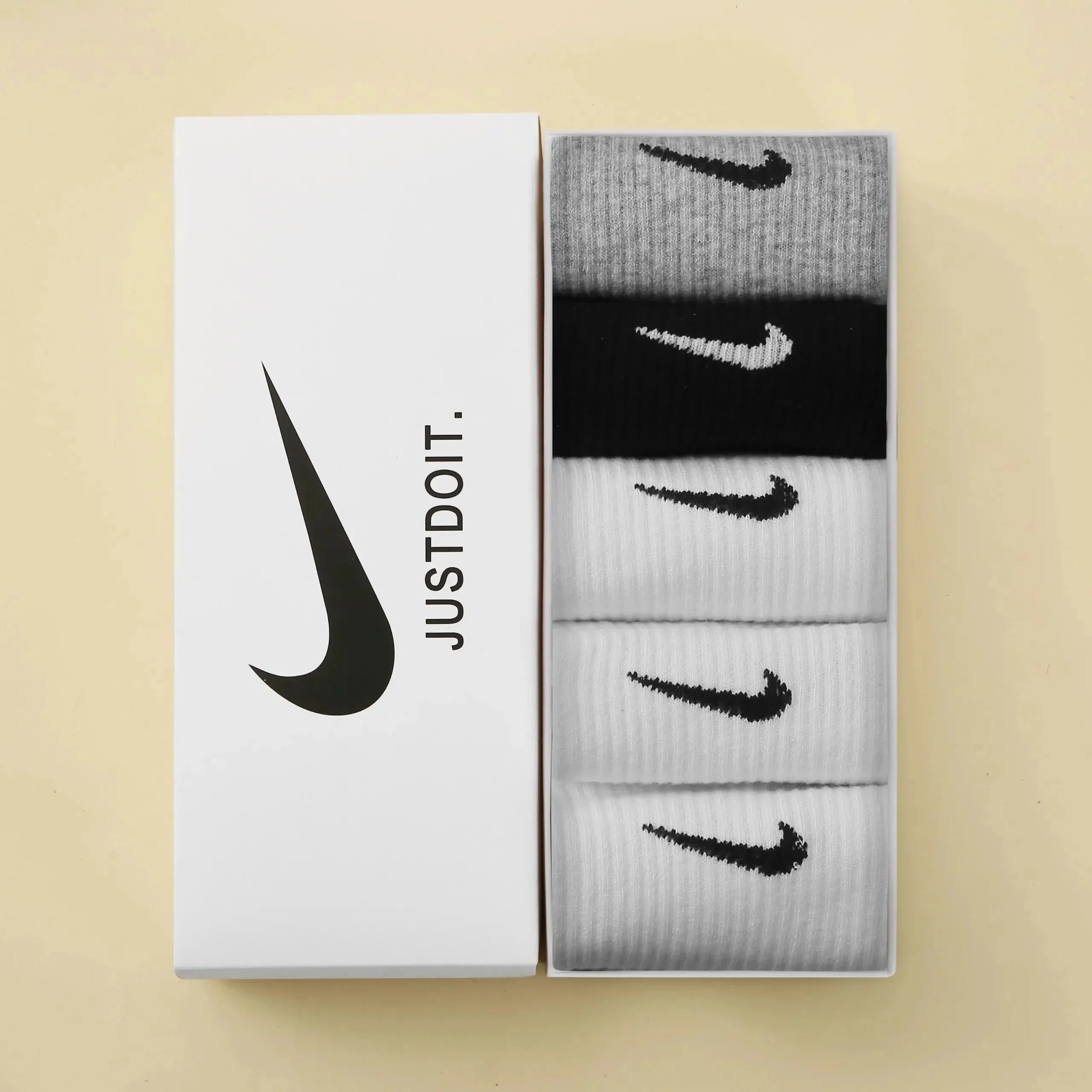 5 pairs【3white+1grey+1black】 5 pairs【3white+1grey+1black】