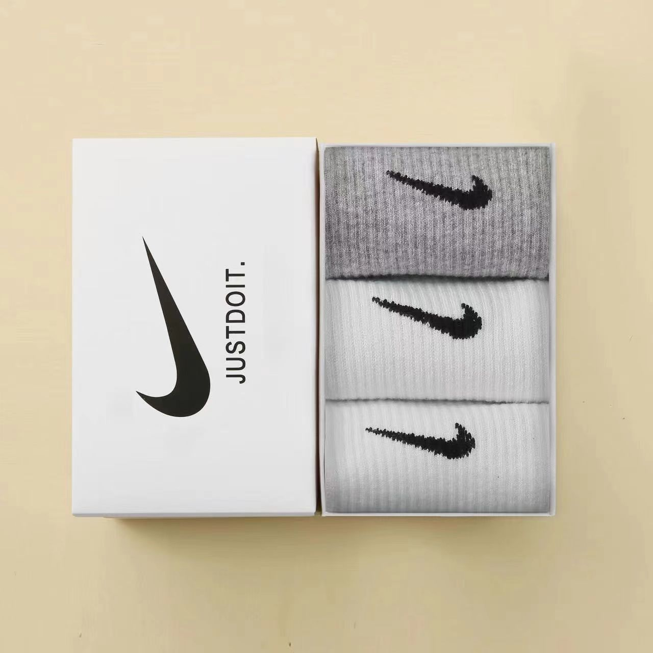 3双装【白+白+灰】 3双装【白+白+灰】